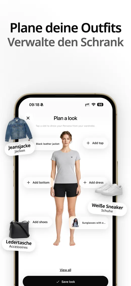 App-Store-Screenshot von Wardob 2