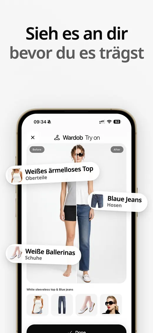 App-Store-Screenshot von Wardob 4