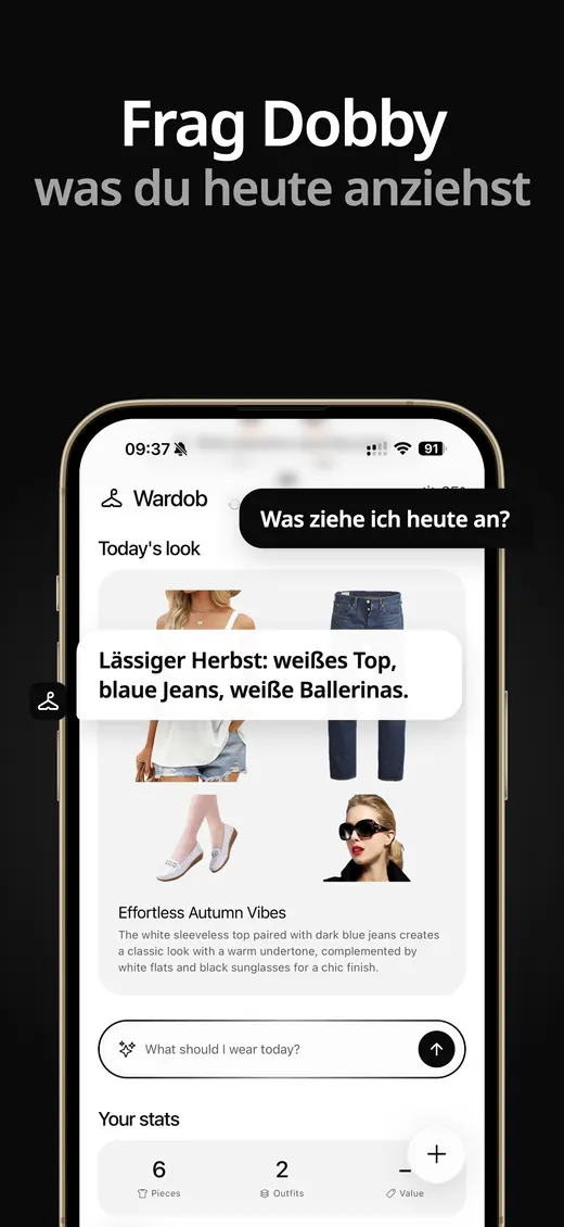 App-Store-Screenshot von Wardob 5