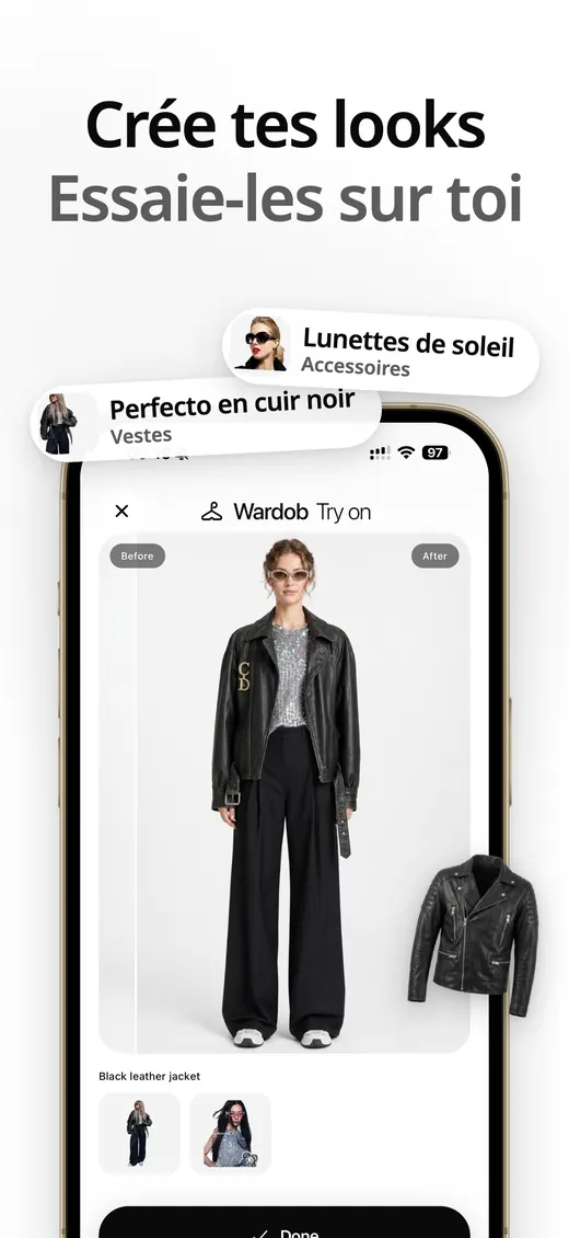 Capture d’écran de Wardob sur l’App Store 3
