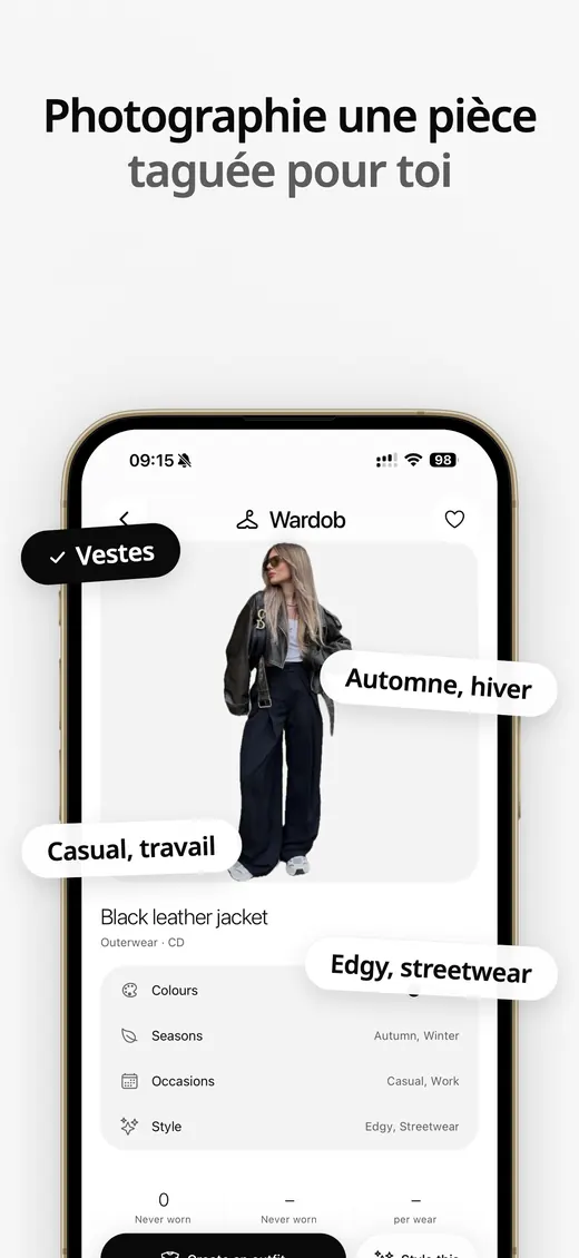 Capture d’écran de Wardob sur l’App Store 7
