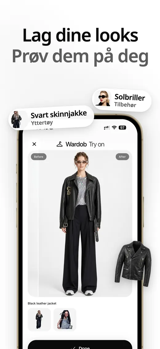 App Store-skjermbilde av Wardob 3