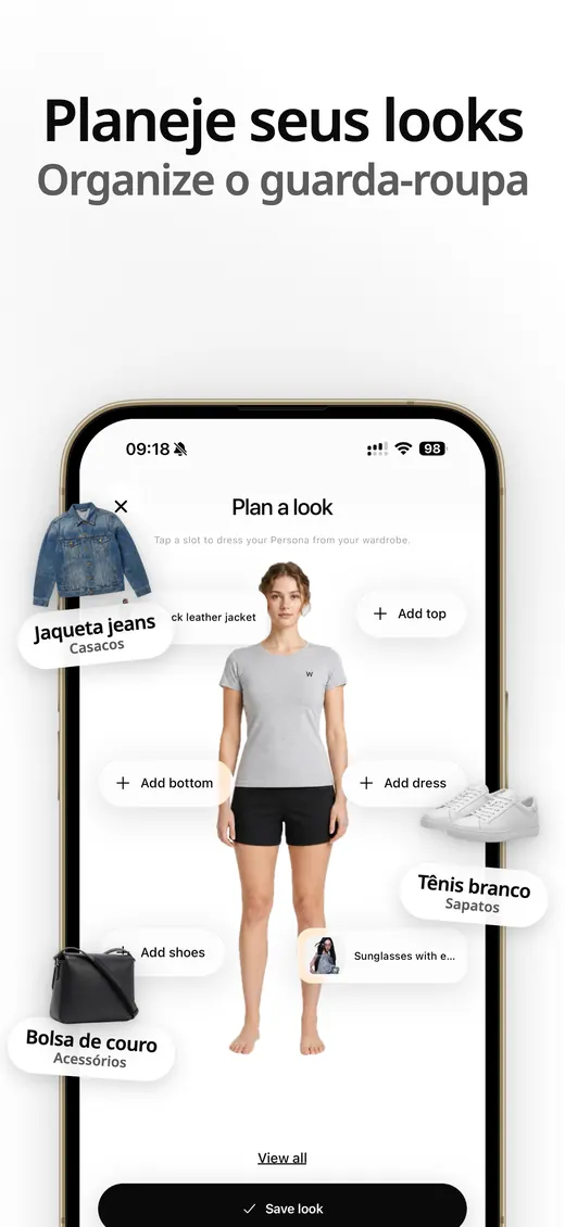 Captura de tela do Wardob na App Store 2