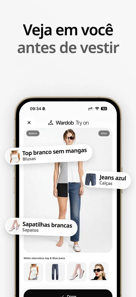 Captura de tela do Wardob na App Store 4