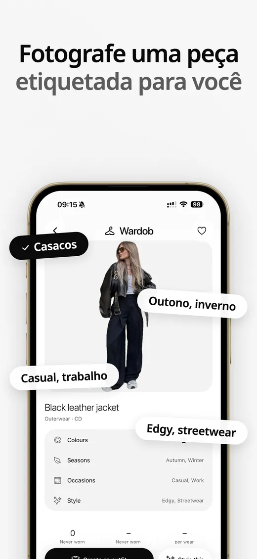 Captura de tela do Wardob na App Store 7